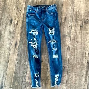 AE Ne(x)t Level Ripped Jegging Crop